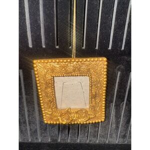 Gold Ornate Mini Photo Frame Lot Baroque Victorian Decor Hometrends Decorel Set‎